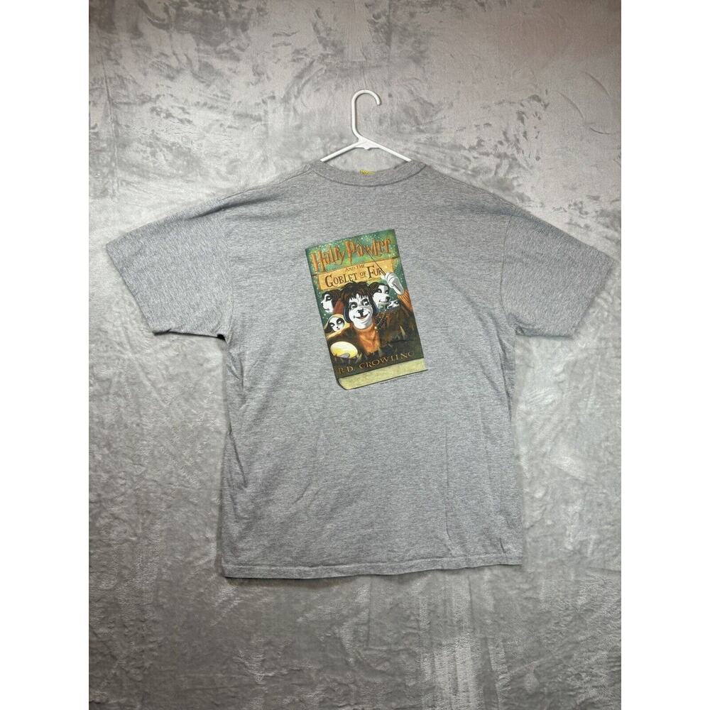Vintage Big Dogs Shirt Adult Extra Large Gray Harry Potter Parody Funny